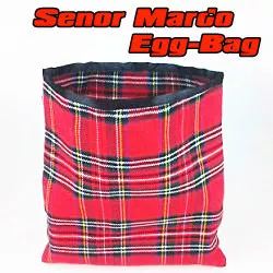 Senor Mardo Egg Bag (Red/Blue)