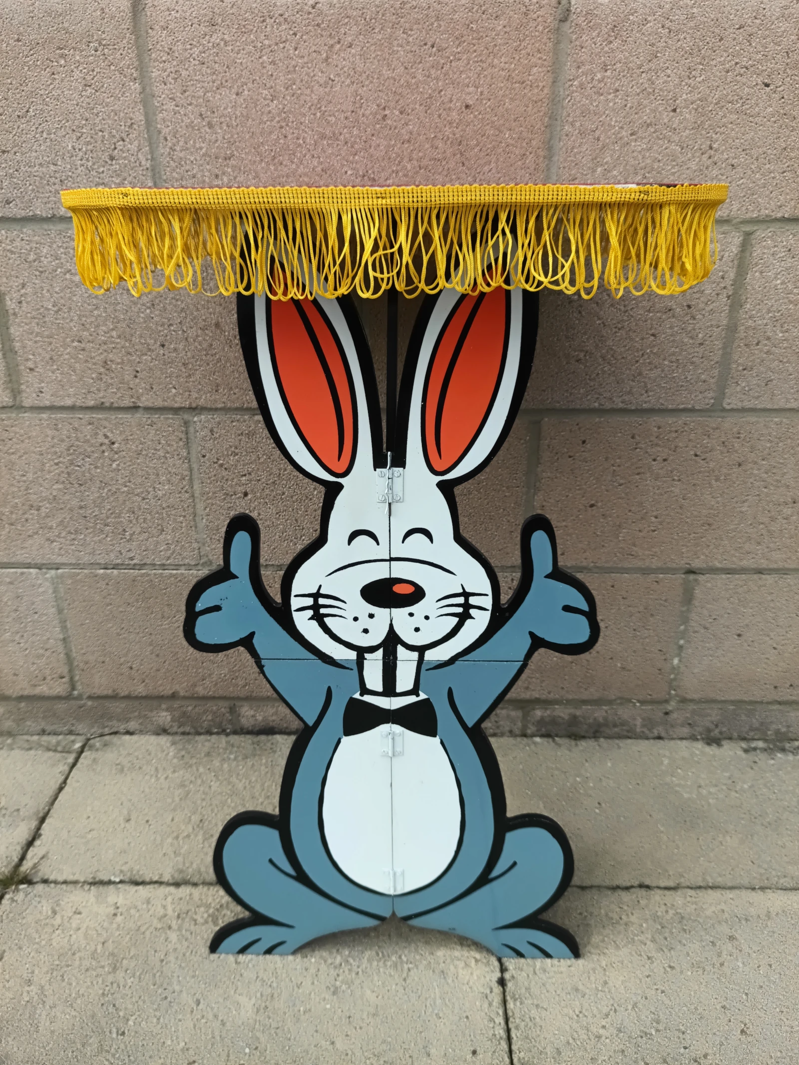 Rabbit Shaped Table With Revolving Top