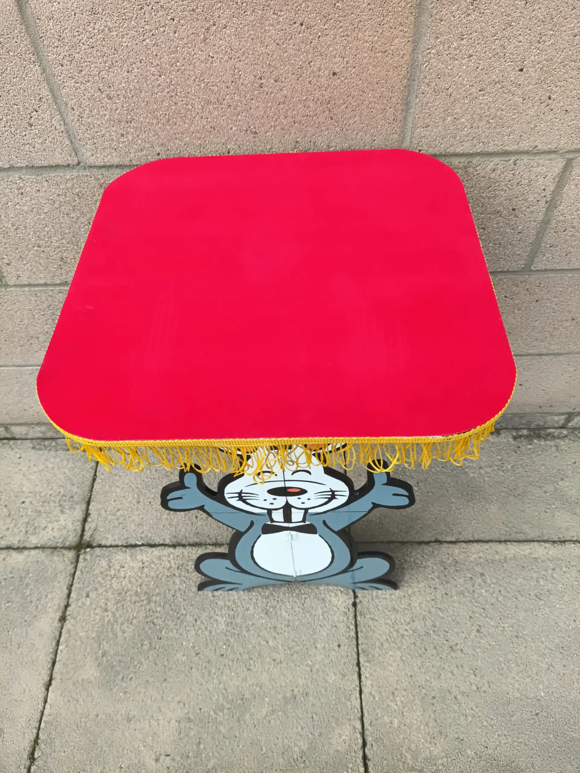 Rabbit Shaped Table With Revolving Top