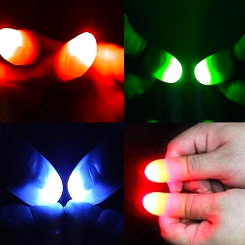 Multi-Coloured Thumb Tip Lights – Rechargeable
