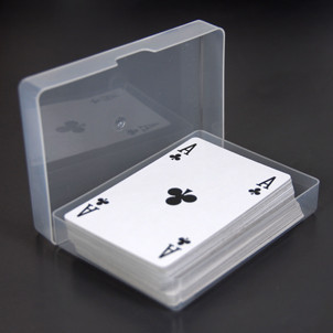 Playing Card Box Clear x 20